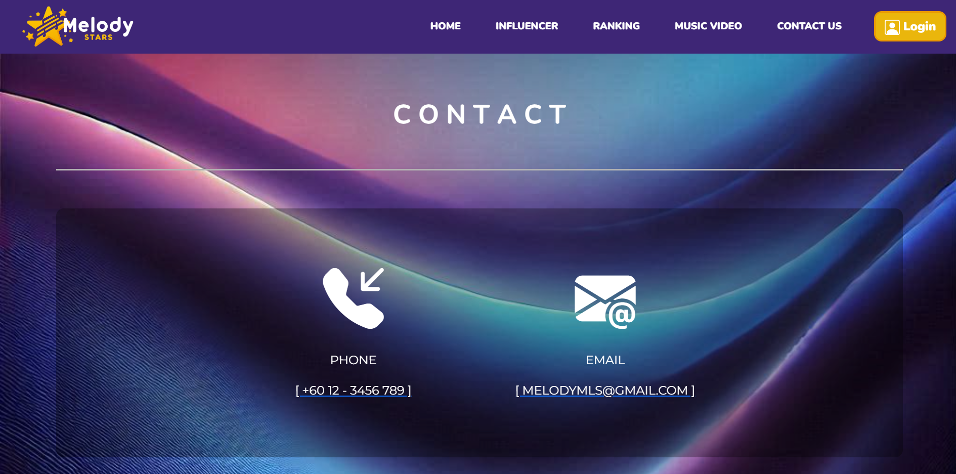 UI Design Sample